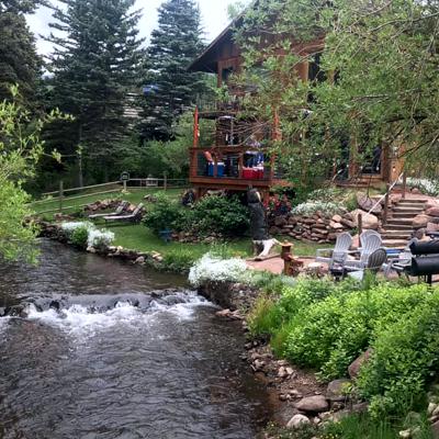 River sounds in the Colorado Mountains at Cucharas River Bed and Breakfast
