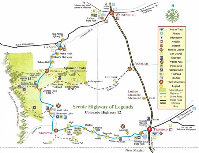 Highway of Legends Attractions in Southern Colorado