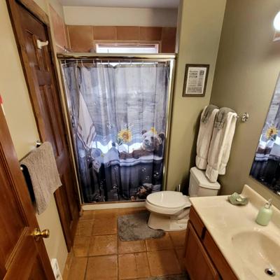 Shower at Cucharas River Bed and Breakfast