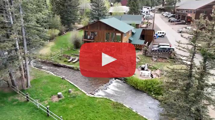 Birds Eye View of Cucharas River Bed and Breakfast, Cuchara, Colorado
